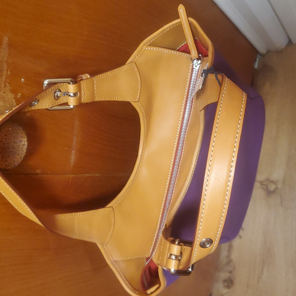 Dooney & Bourke Penelope Violet Leather Tote Bag Purse NWT - Picture 6 of 8